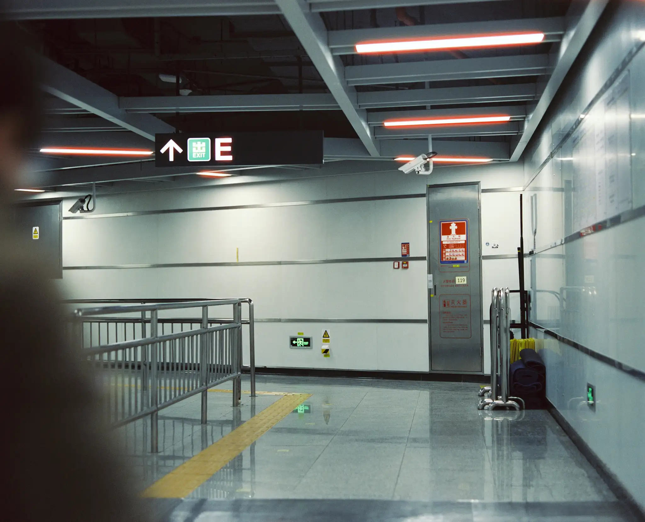 Exit E at a Shenzhen Metro Station