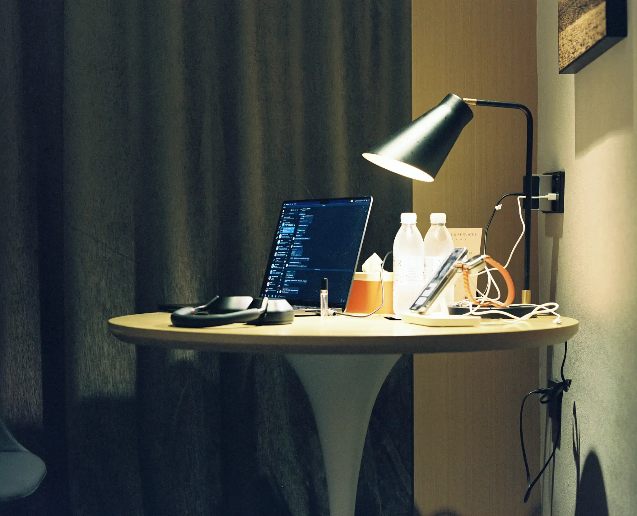 Snapshot in my hotel room